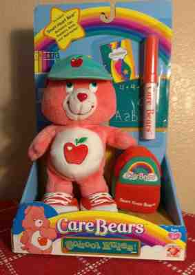 Care Bears School Rules NEW SMART HEART Bear Plush Play Along Jakks Pacific 2005