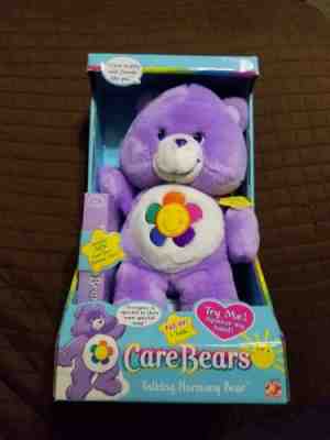 HARMONY BEAR Care Bear 5/" clip New With Tags *2003* RARE *RETIRED PURPLE