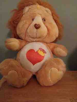 Brave Heart Lion Carebear Cousins Care Bears Vintage Plush Stuffed Used