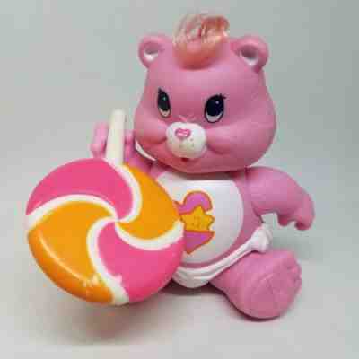 Vintage Care Bears Poseable Figure Baby Hugs 1984 Kenner Sweet Lickity Lollipop