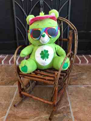 Rare HTF Care Bears Good Luck Bear Sitting  Sunglasses / Visor 11