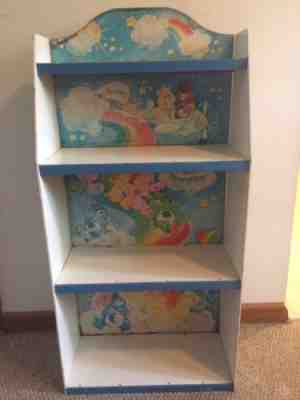 Vintage 1980’s American Greeting Care Bears ~40” Tall Book Shelf Child Furniture