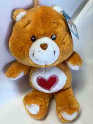Care Bears Tenderheart Bear 14 Inch Plush 2002 20th Anniversary Orange with Tags