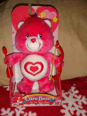 CARE BEARS All My Heart pink Valentines Day PLUSH toy TARGET toy