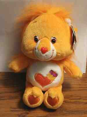 Brave Heart Lion 9 Inch 2003 Carebear Carebears Cousins Plush Used With Tags