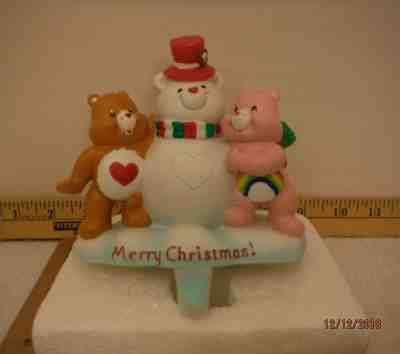 Care Bears Christmas Stocking Holder Cheer & Tenderheart 2005 TCFC 