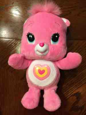 ???? Pink Wiggle Hugs WonderHeart Care Bear Singing Dancing Plush Toy Hasbro