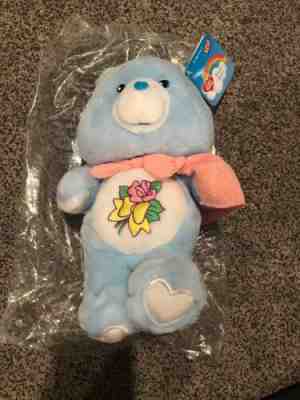 2003 American Greetings 12” Care Bears Plush Blue GRAMS BEAR New With Tags