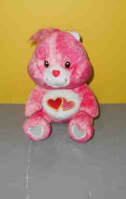 Care Bears Love-A-Lot Plush Pink Bear Hearts Small 7