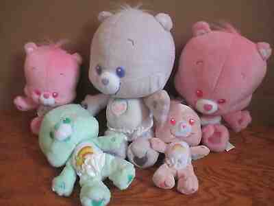 Care Bears Baby Cubs Lot Share Talking Giggle Fun Plush Wish Love A Lot Cheer