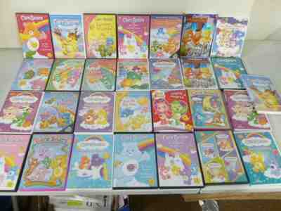 Lot of 29 Care Bears Original DVDs