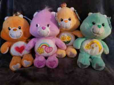 Care bears lot of 4 Tenderheart, Friend, Wish-20th anniversary Best friend bear 