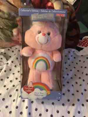 CARE BEAR COLLECTOR'S EDITION TARGET CHEER PINK 35TH ANNIVERSARY NEW FS 2018