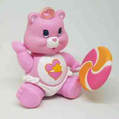 Vintage Care Bears Poseable Figure Baby Hugs 1984 Kenner Sweet Lickity Lollipop