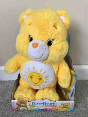 2014 Care Bears Funshine Bear Soft Plush Stuffed Animal 12