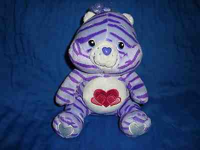 Care Bears Purple Striped Harmony Bear Plush & Beans Carlton Cards carebear 7