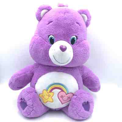 Care Bear 2015 BEST FRIEND Plush Stuffed Animal Purple 20