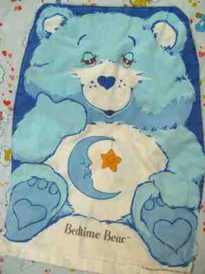 CARE BEARS Bedtime Bear SNOOZLE Sleeping Bag VINTAGE 1983 Stuffed Toy Blanket