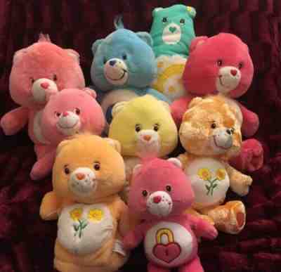 Care Bear Plush Lot Bedtime Secret Love A Lot Charmer Stuffed Animals Toy TCFC 9
