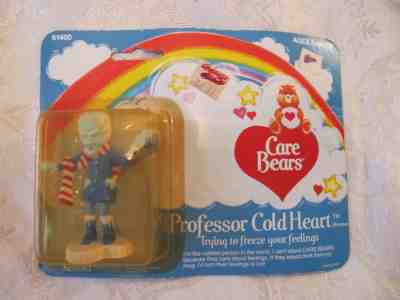 Vintage Care Bears PVC Figure Professor Cold Heart 1984 MOC