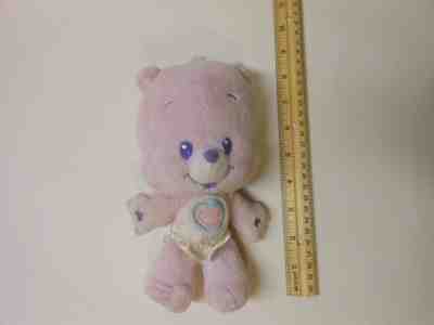 Carlton Cards Share Bear Plush Stuffed Animal Purple Care Bear Cubs approx 9