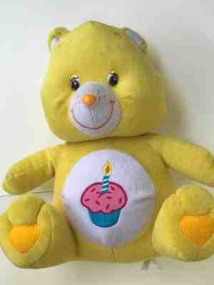 13 inch Birthday Care Bear Yellow