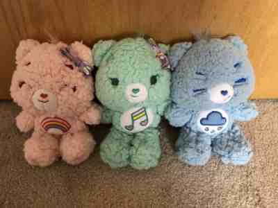 Care Bears lot of 3  8-9”  From Hot Topic Excellent Grumpy Cheer Heartsong
