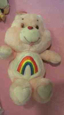 Kenner 1983  Cheer Carebear  Pink with Rainbow 