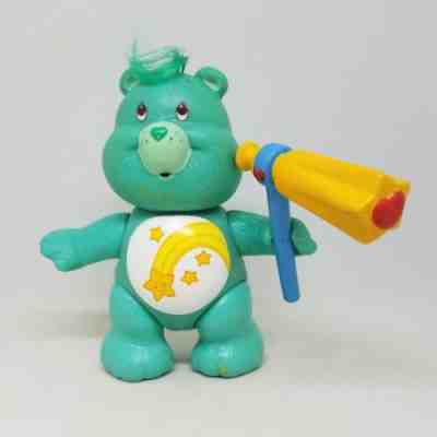 Vintage Care Bears Poseable Figure Wish Bear 1983 Kenner Star-a-Scope Accessory