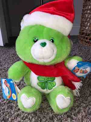 Care Bears Good Luck Bear Christmas Santa Plush 13