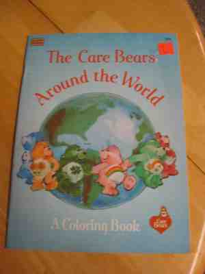 Vintage 1984 The Care Bears Coloring Book Happy House 