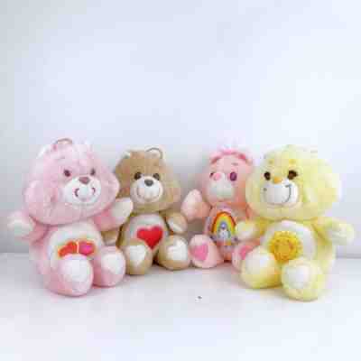 VTG 80s/90s Care Bears Plush Teddy Bundle Lot Of 4