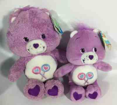 NWT Care Bears 2 Pc. Share Bear Collectors Edition Fluffy Lil Bear Series 2