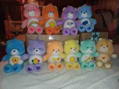 Care Bears Lot of 10!Champ, harmony, laugh a lot grumpy  no duplicates, must see