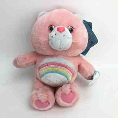 Cheer Care Bear Baby Plush Pink Rainbow Talking Cuddle Toy Stuffed Animal NWT