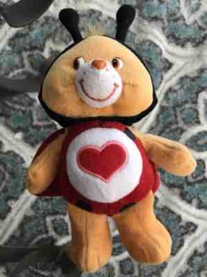 2006 Care Bears Tenderheart Bear Special Edition Plush Ladybug Costume 6” Nice 