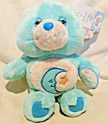 Care Bears Baby Bedtime Bear Plush Sings ABC Song Blue with Tags Stars on Tummy