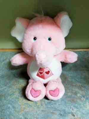Plush Care Bear Cousin Losta Heart  Elephant  Stuffed  2004