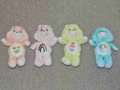 Vintage 1980s Kenner Lot of 4 Care Bears 13