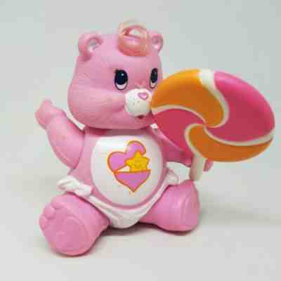 Vintage Care Bears Poseable Figure Baby Hugs 1984 Kenner Sweet Lickity Lollipop