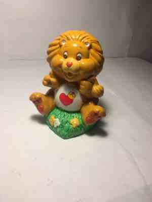 Care Bear Braveheart Lion Bank 1985 American Greetings Ceramic Rare Collectible