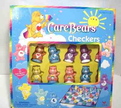COMPLETE 2003 Collectible Care Bears Checkers Board Game Cardinal Children's Toy