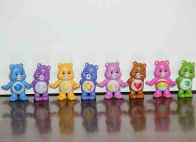Complete set of Series 1 Care Bears Blind Bag Collectible Figures! Lot of 8 RARE