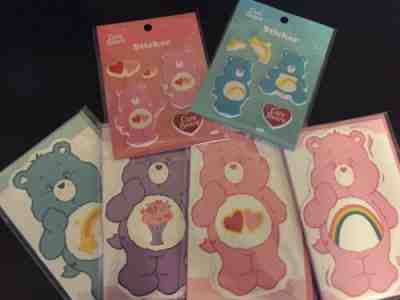 New Care Bears Stationery Letter Set Share Wish Cheer Love A Lot Bear & Stickers