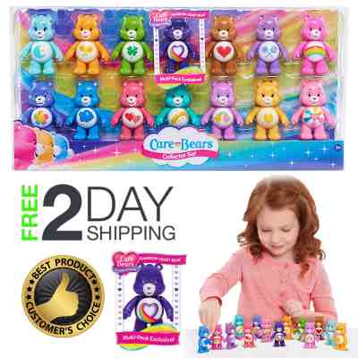 Care Bears Collector Set 14 Figures Toy Kids Toys Game Multicolor Just Play Gift