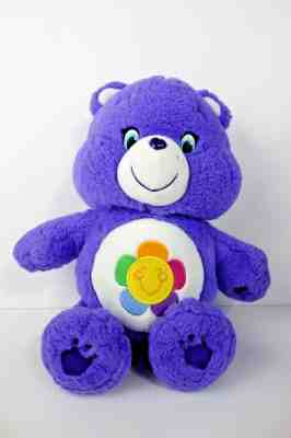 HARMONY Care Bears Purple Flower Stuffed Animal Plush 2014 Just Play Toy 14