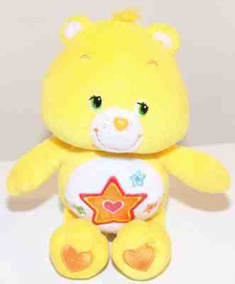??2005 Play Along Care Bears 11” Superstar Bear Plush Toy Star Belly RARE??