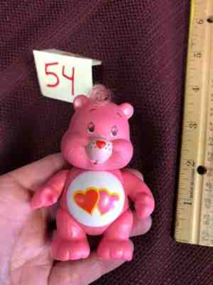 Vintage Care Bears Love A Lot Bear PVC 1982 Poseable Figure