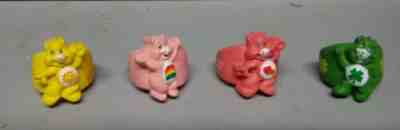 Vintage LOT OF 4 CARE BEARS RINGS! Jewelry