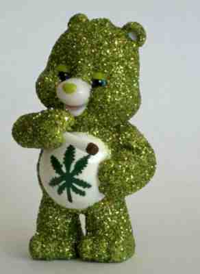 ADULT Care Bear Bare Weed Pot Marijuana Pin Broach Button #LCPS 